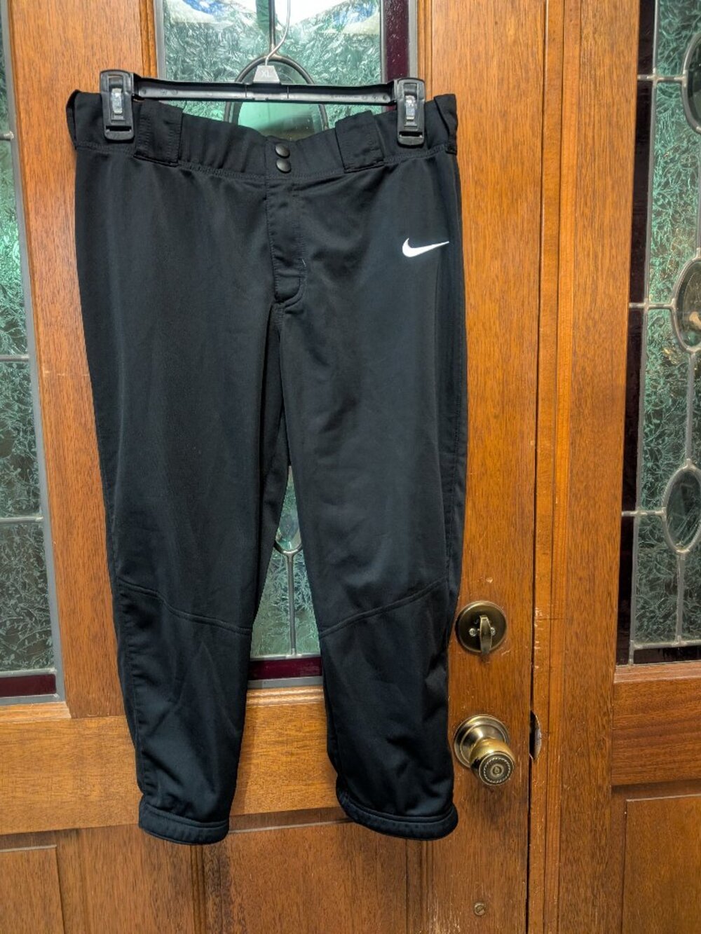 Womens black Softball Pants, size XLarge